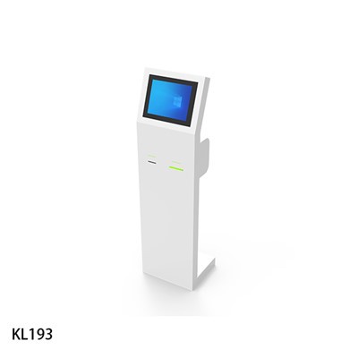 Panga puuteekraaniga iseteeninduse järjekordade kiosk