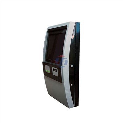 Seinale paigaldatud sularahamaksete kiosk
